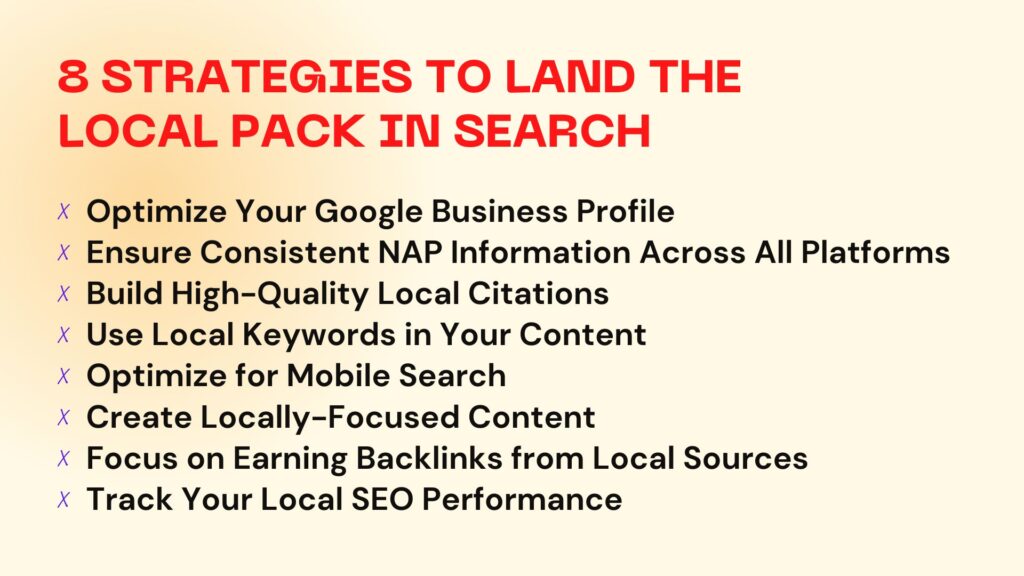8 Strategies to Land the Local Pack in Search - Link Genius
