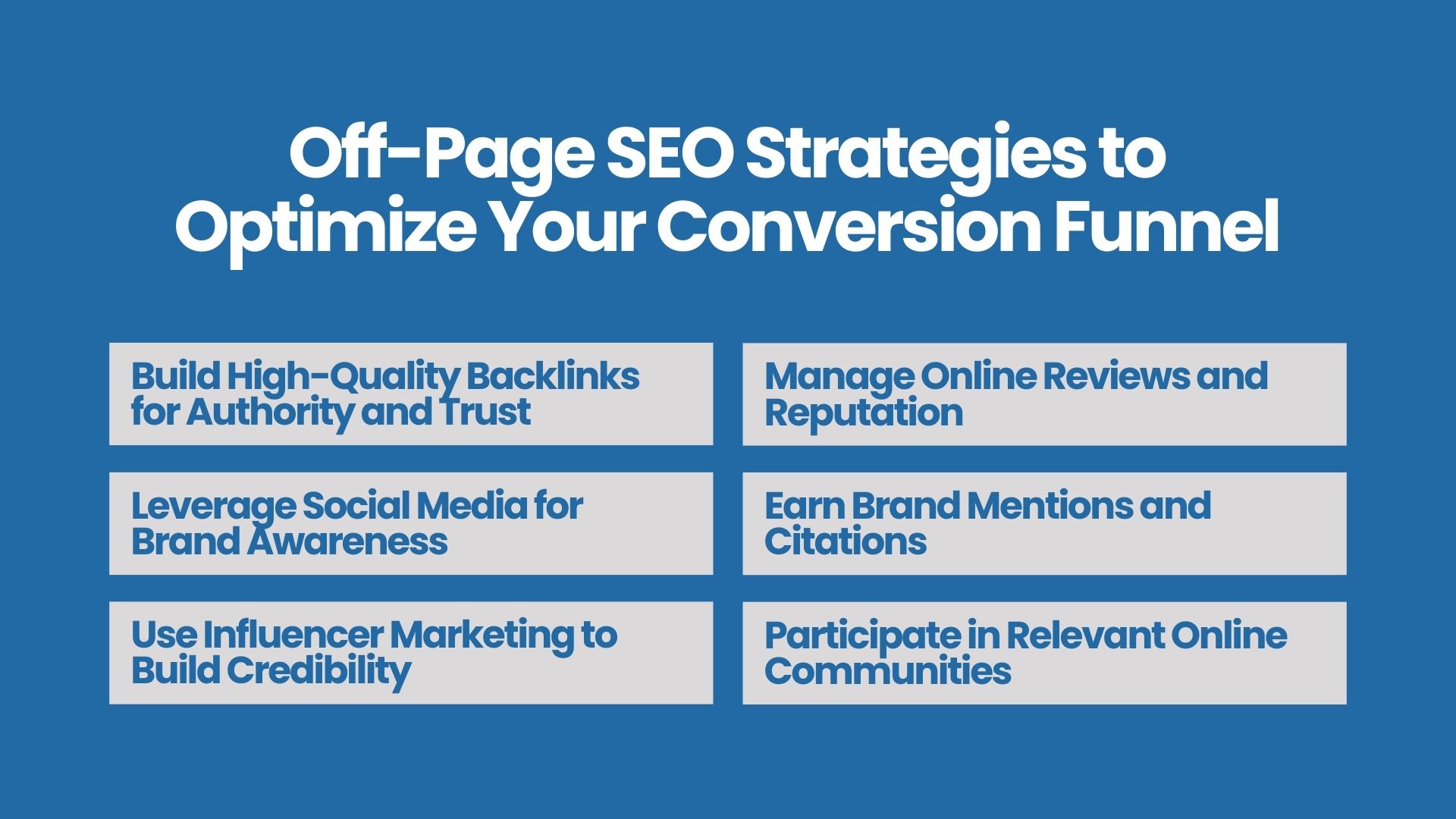 How to Optimize Your Conversion Funnel with Effective Off-Page SEO ...